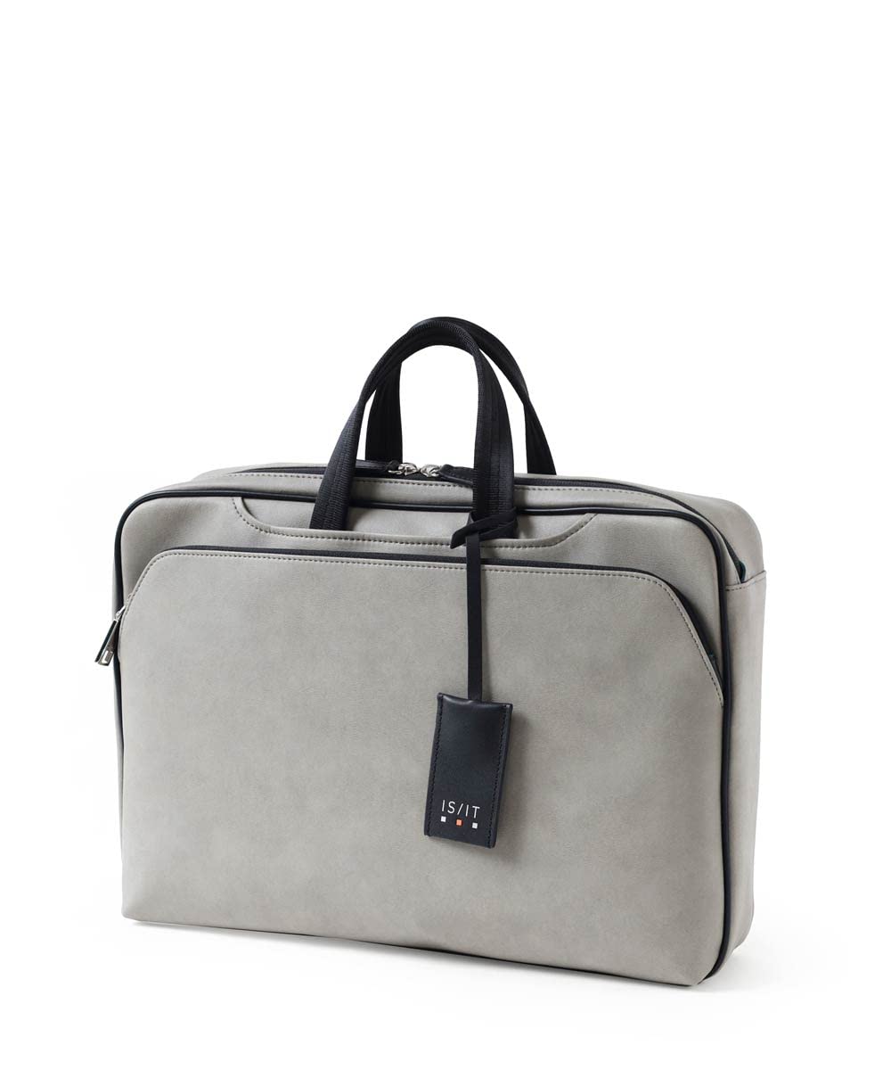 美品】IS/IT_ビジネスバッグ・リュック2WAY/A4/エコバッグ付(黒)